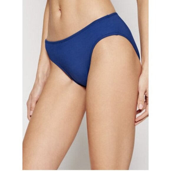 Ralph Lauren Women's Sapphire Blue Hipster Bikini Swim Bottom Size 16 - Picture 1 of 7
